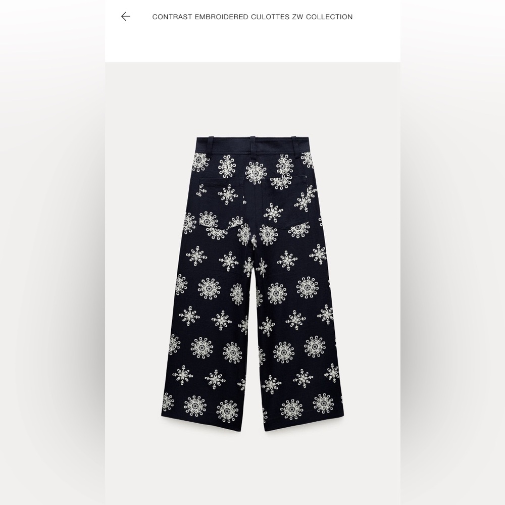 Zara culottes